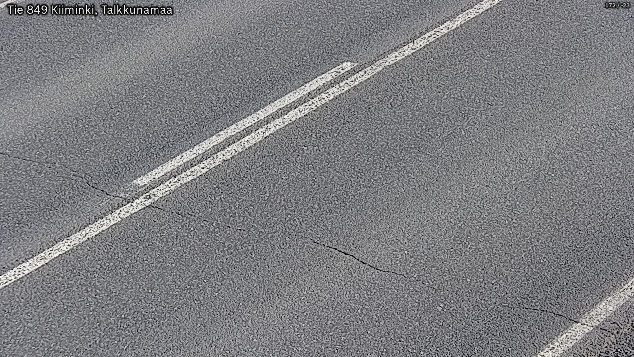 Weather Camera Image Väg 849 Kiiminki, Talkkunamaa, Oulu, Pohjois-Pohjanmaa