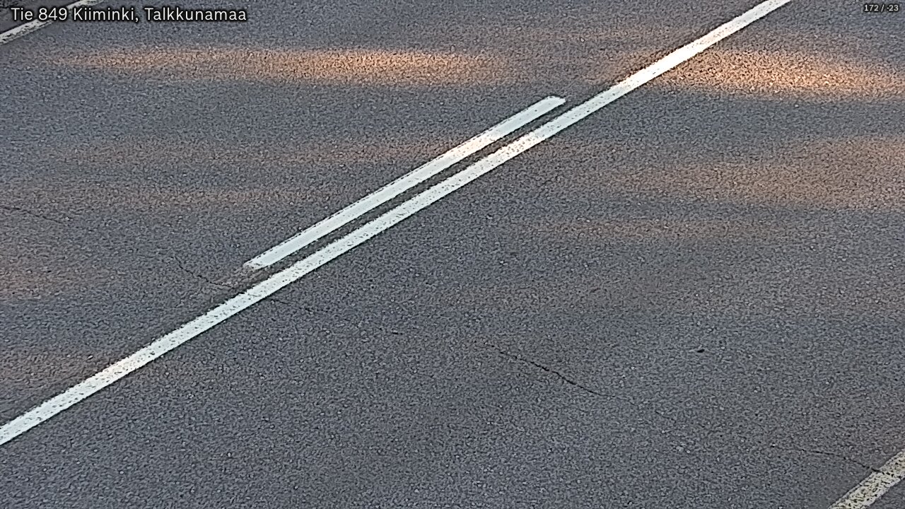 Weather Camera Image Road 849 Kiiminki, Talkkunamaa, Oulu, Pohjois-Pohjanmaa