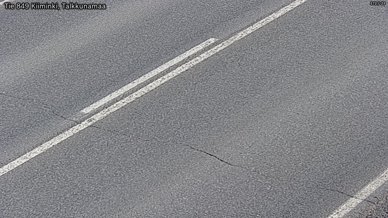 Weather Camera Image Väg 849 Kiiminki, Talkkunamaa, Oulu, Pohjois-Pohjanmaa