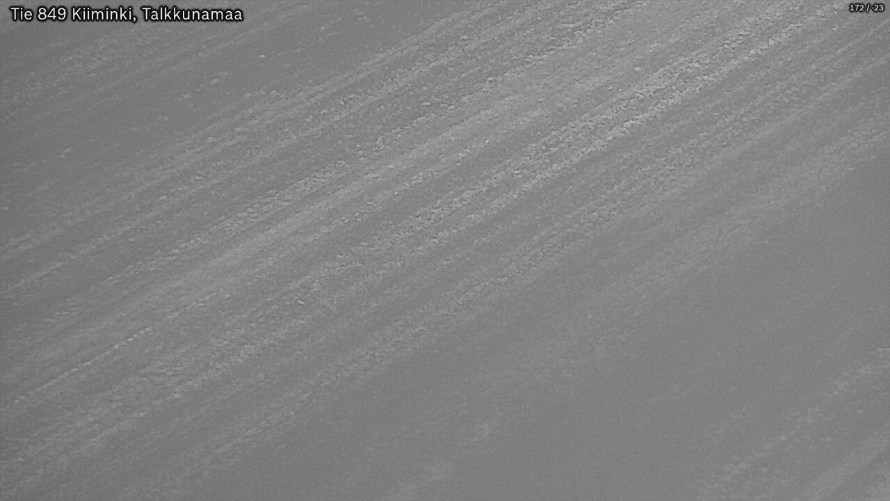 Weather Camera Image Road 849 Kiiminki, Talkkunamaa, Oulu, Pohjois-Pohjanmaa