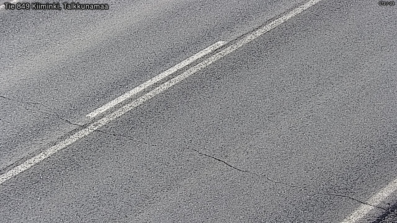 Weather Camera Image Väg 849 Kiiminki, Talkkunamaa, Oulu, Pohjois-Pohjanmaa