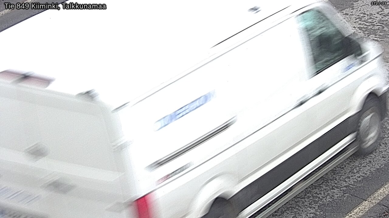 Weather Camera Image Väg 849 Kiiminki, Talkkunamaa, Oulu, Pohjois-Pohjanmaa