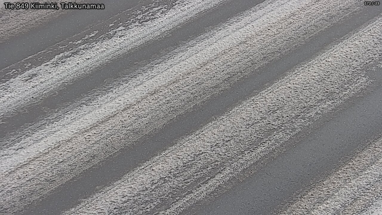 Weather Camera Image Road 849 Kiiminki, Talkkunamaa, Oulu, Pohjois-Pohjanmaa