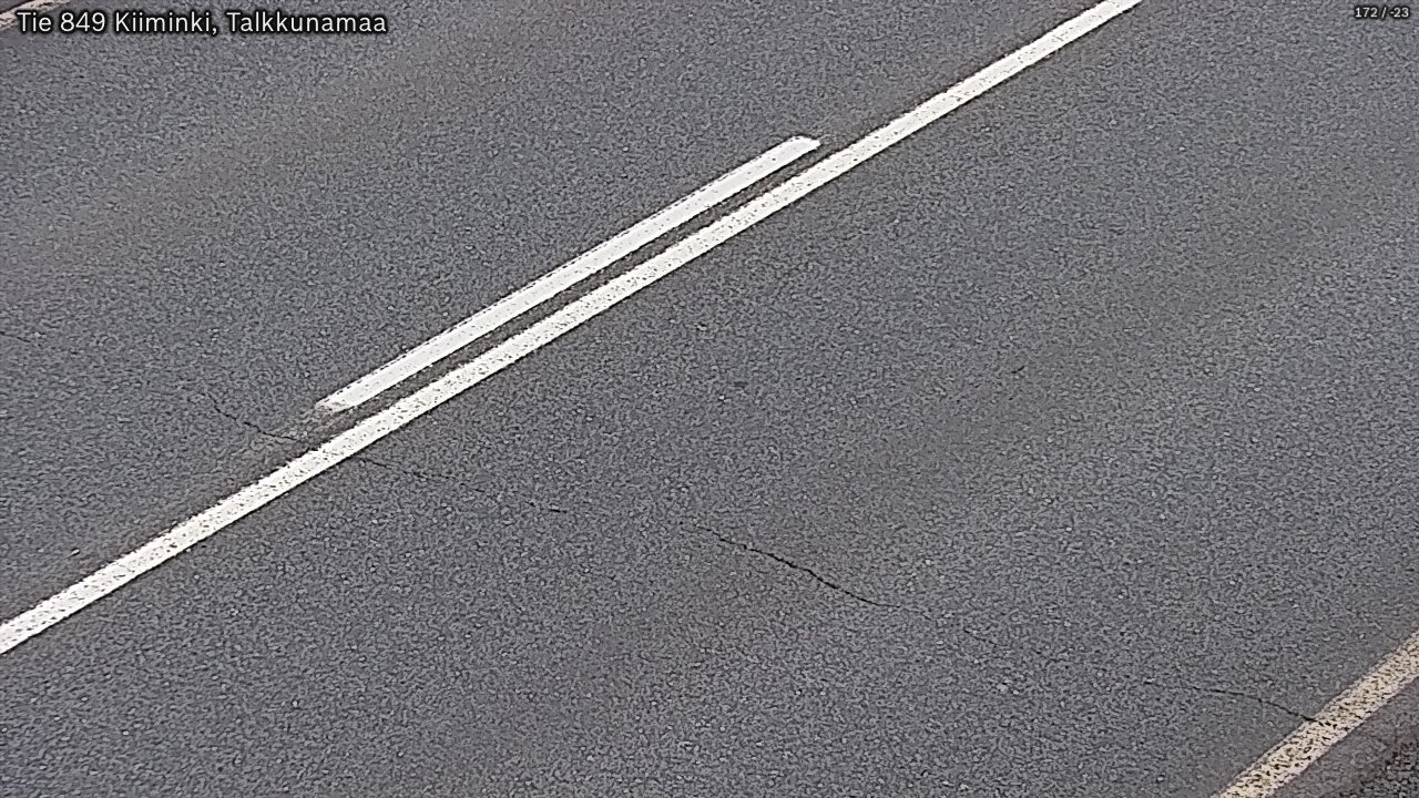Weather Camera Image Road 849 Kiiminki, Talkkunamaa, Oulu, Pohjois-Pohjanmaa