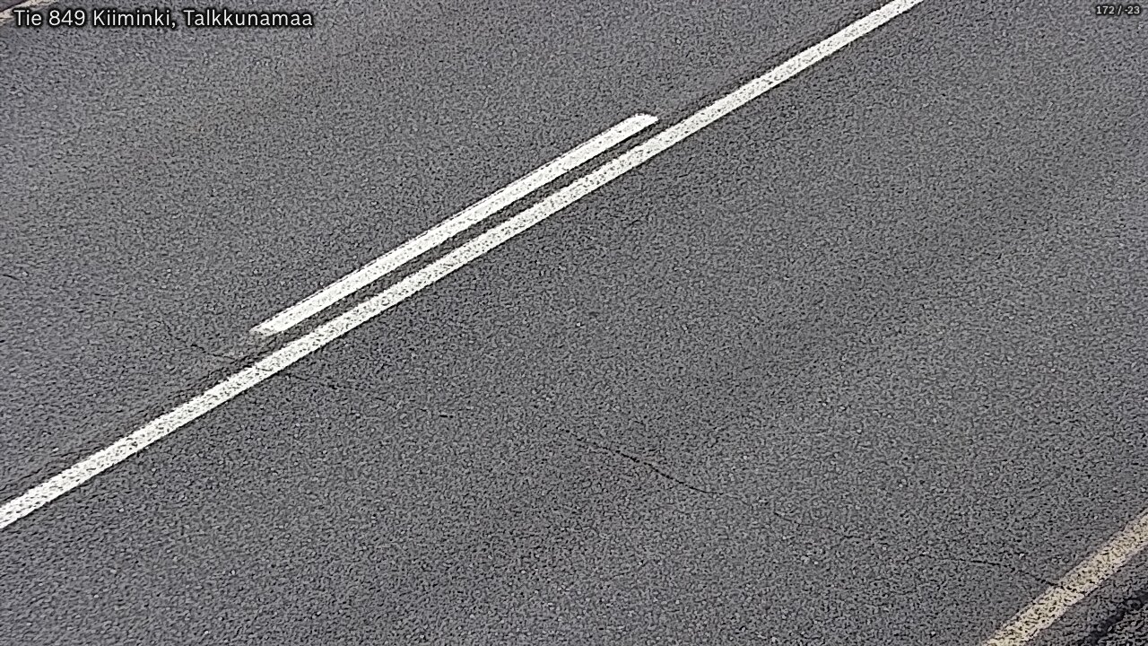 Weather Camera Image Road 849 Kiiminki, Talkkunamaa, Oulu, Pohjois-Pohjanmaa