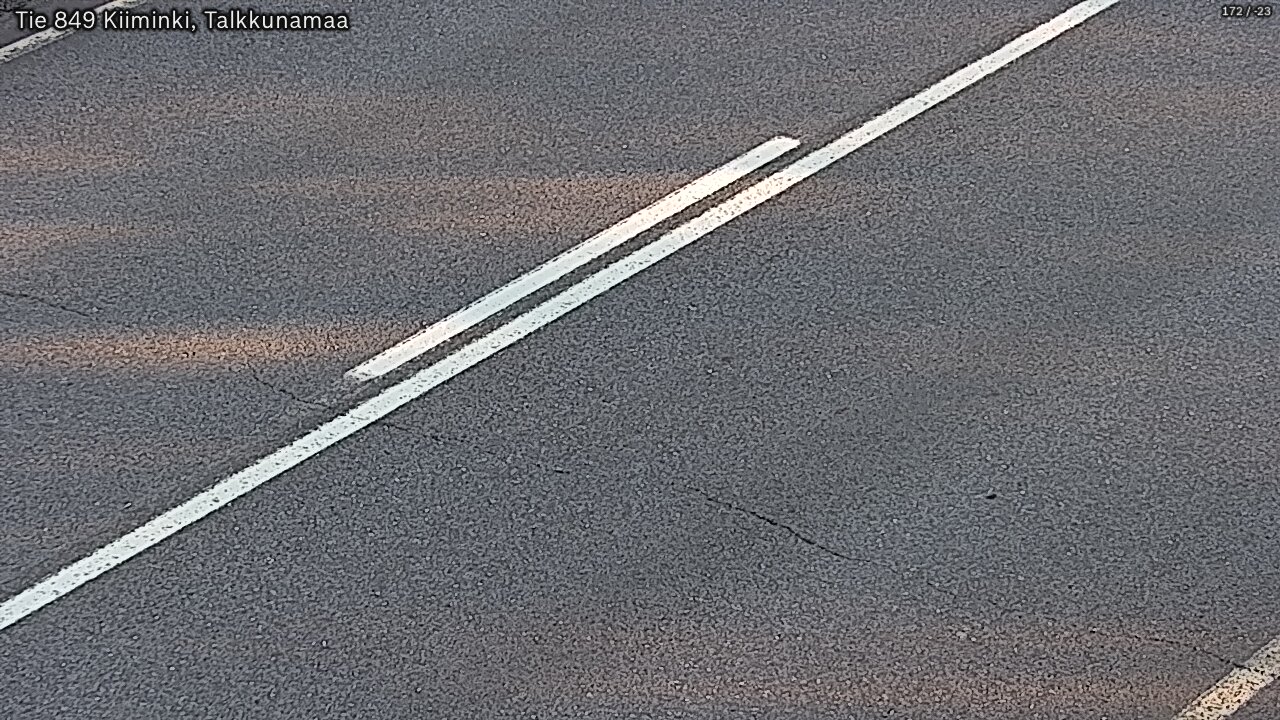 Weather Camera Image Road 849 Kiiminki, Talkkunamaa, Oulu, Pohjois-Pohjanmaa