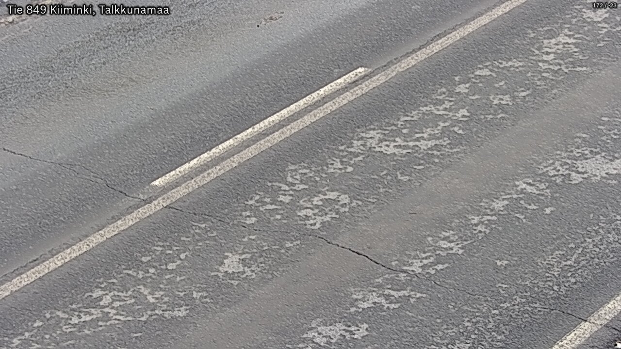 Weather Camera Image Road 849 Kiiminki, Talkkunamaa, Oulu, Pohjois-Pohjanmaa