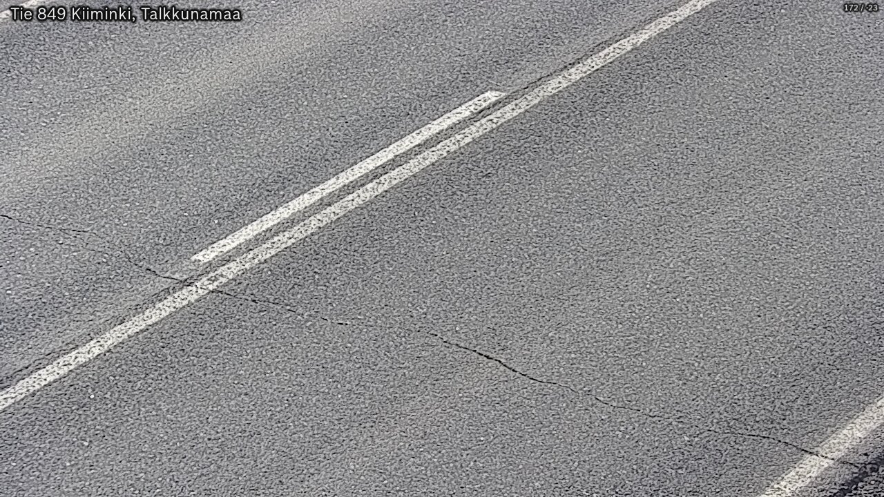 Weather Camera Image Väg 849 Kiiminki, Talkkunamaa, Oulu, Pohjois-Pohjanmaa