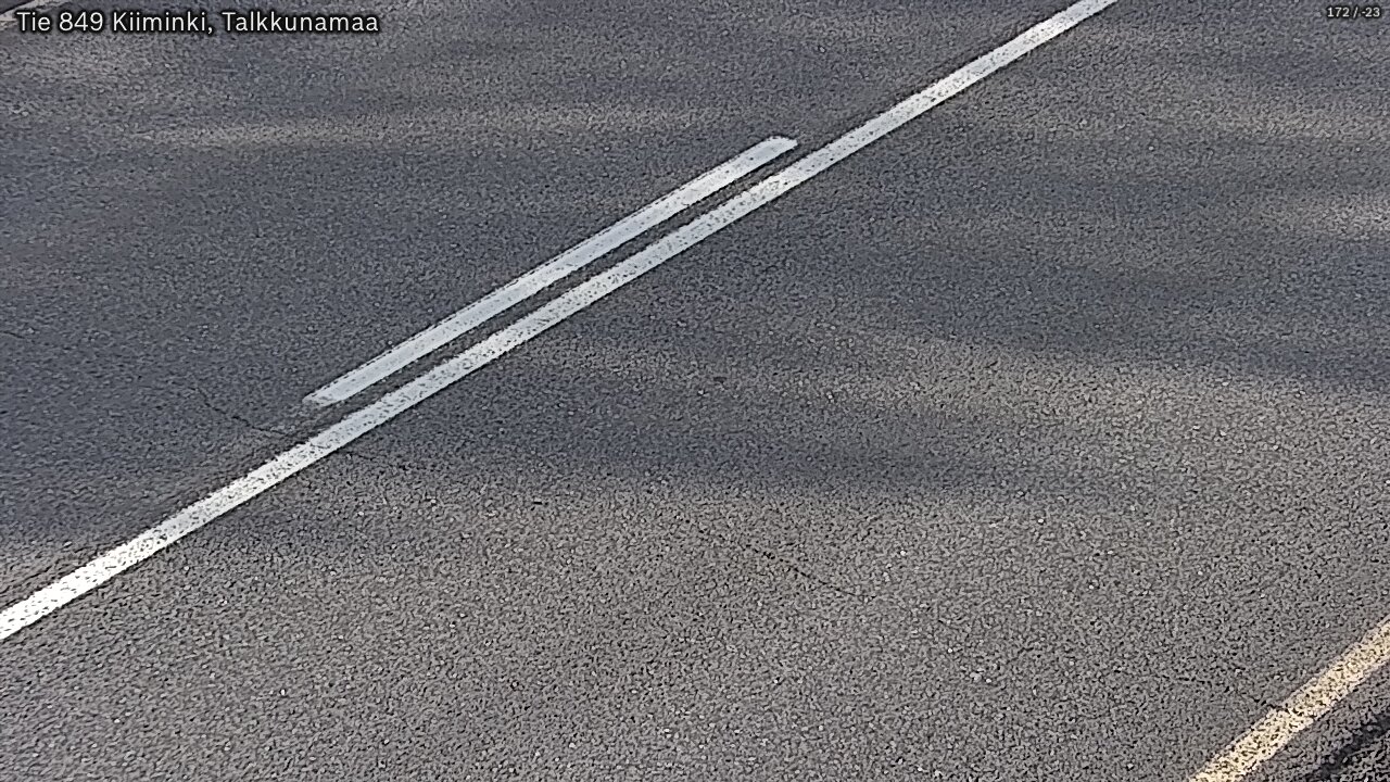 Weather Camera Image Road 849 Kiiminki, Talkkunamaa, Oulu, Pohjois-Pohjanmaa