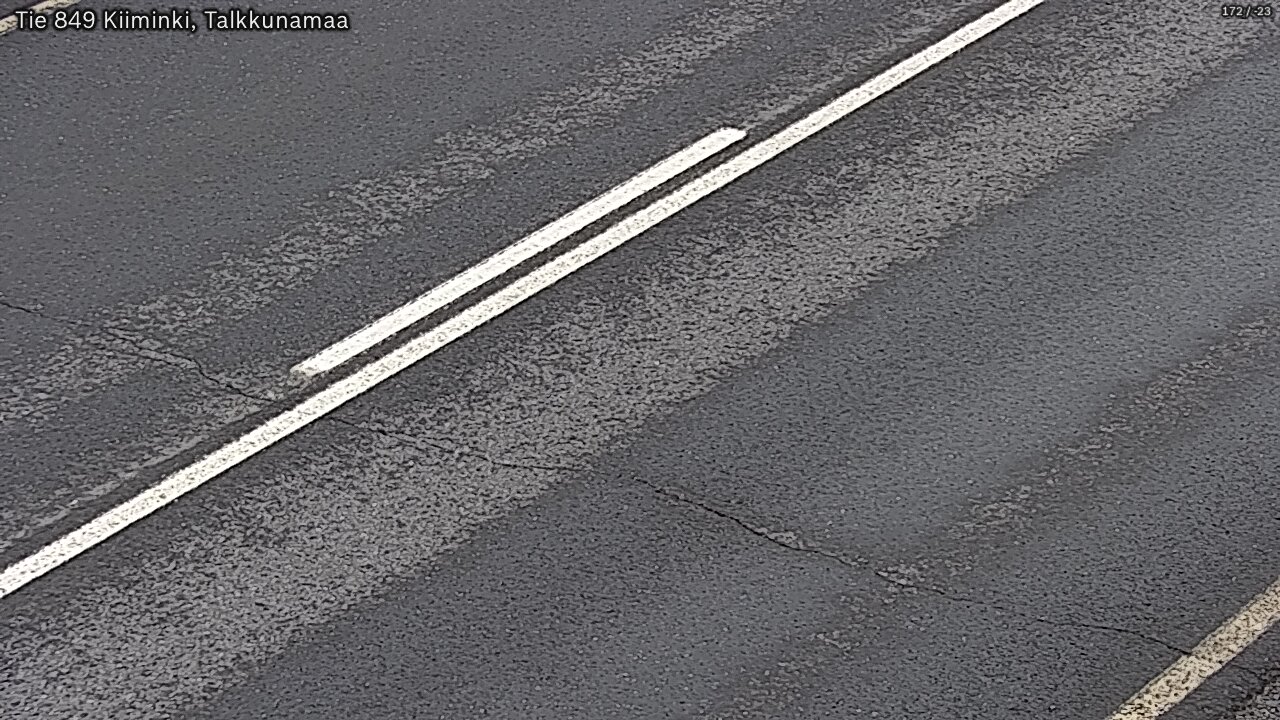 Weather Camera Image Väg 849 Kiiminki, Talkkunamaa, Oulu, Pohjois-Pohjanmaa