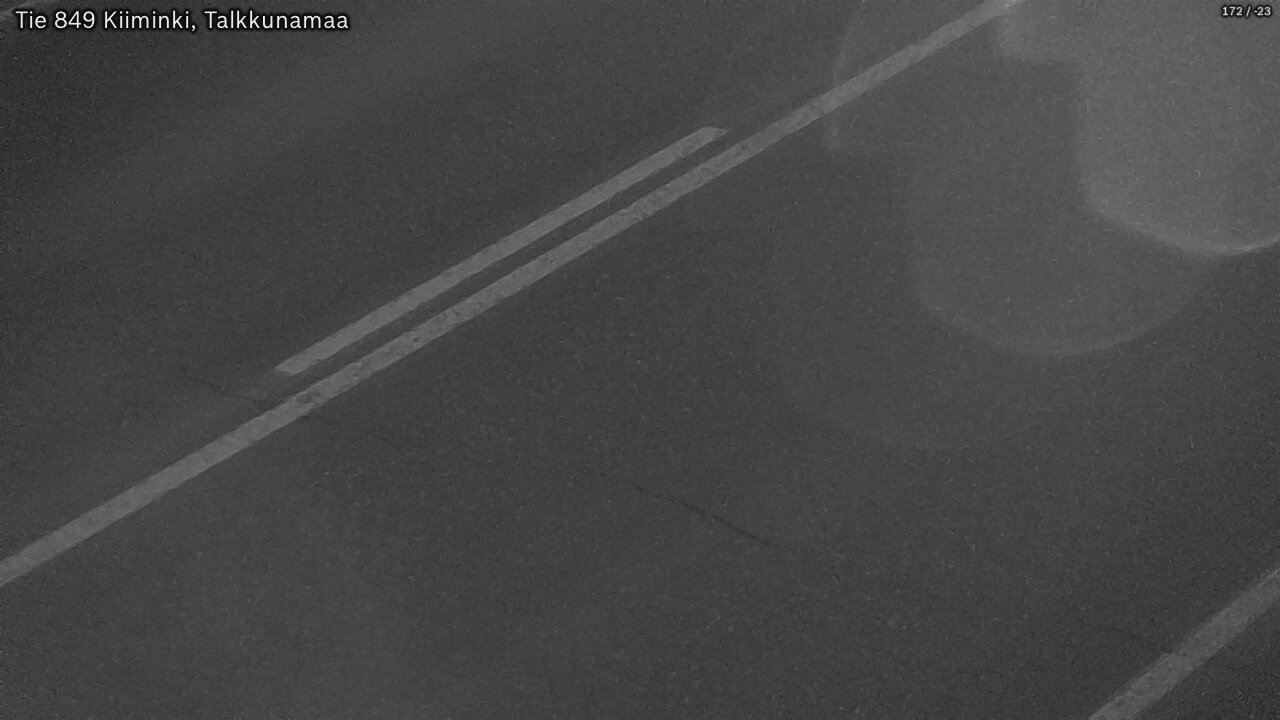 Weather Camera Image Väg 849 Kiiminki, Talkkunamaa, Oulu, Pohjois-Pohjanmaa