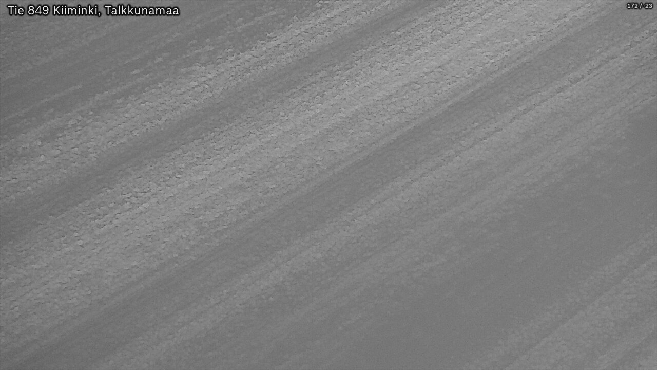 Weather Camera Image Road 849 Kiiminki, Talkkunamaa, Oulu, Pohjois-Pohjanmaa