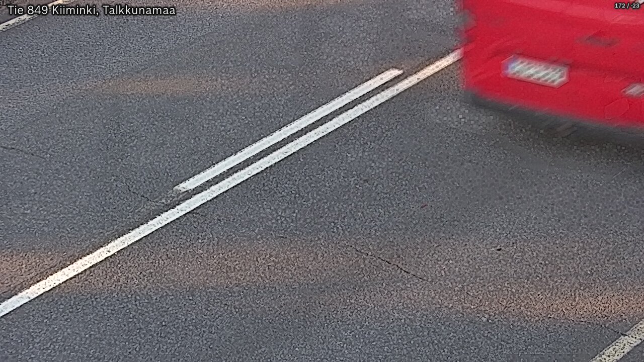 Weather Camera Image Road 849 Kiiminki, Talkkunamaa, Oulu, Pohjois-Pohjanmaa