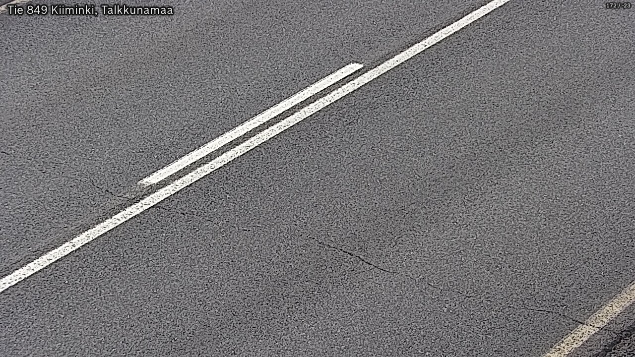 Weather Camera Image Road 849 Kiiminki, Talkkunamaa, Oulu, Pohjois-Pohjanmaa