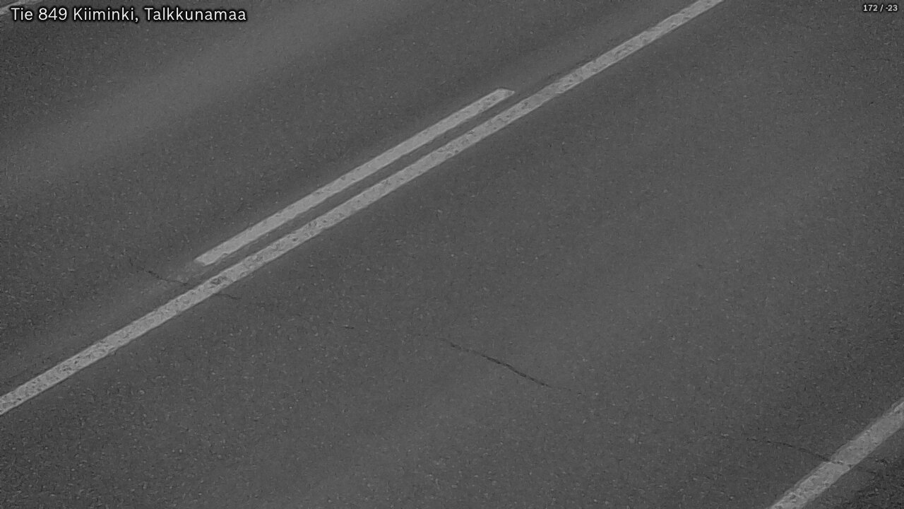Weather Camera Image Väg 849 Kiiminki, Talkkunamaa, Oulu, Pohjois-Pohjanmaa
