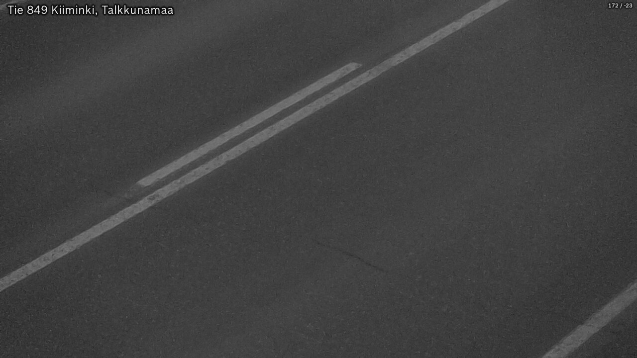 Weather Camera Image Väg 849 Kiiminki, Talkkunamaa, Oulu, Pohjois-Pohjanmaa