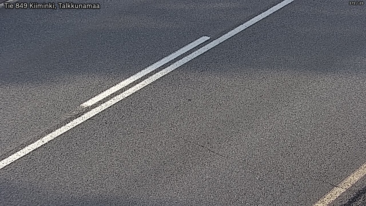 Weather Camera Image Road 849 Kiiminki, Talkkunamaa, Oulu, Pohjois-Pohjanmaa