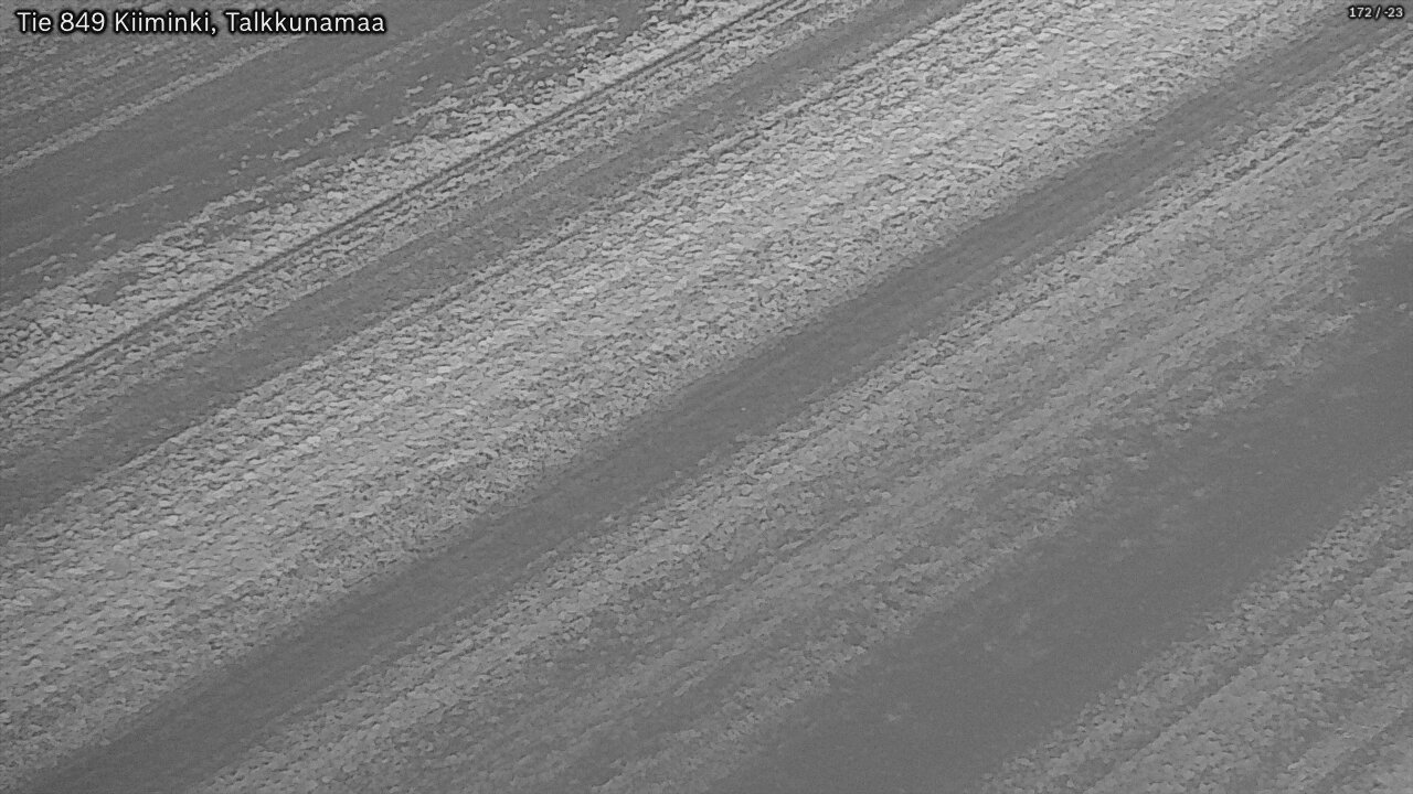 Weather Camera Image Road 849 Kiiminki, Talkkunamaa, Oulu, Pohjois-Pohjanmaa