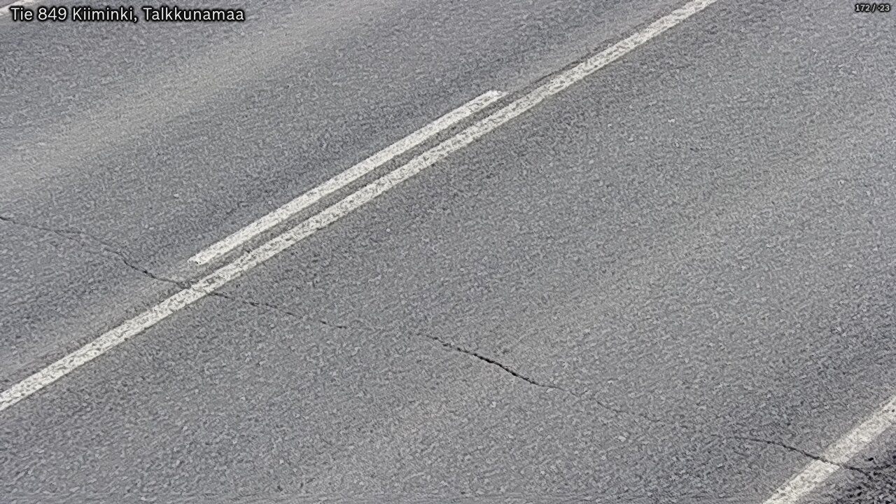 Weather Camera Image Väg 849 Kiiminki, Talkkunamaa, Oulu, Pohjois-Pohjanmaa