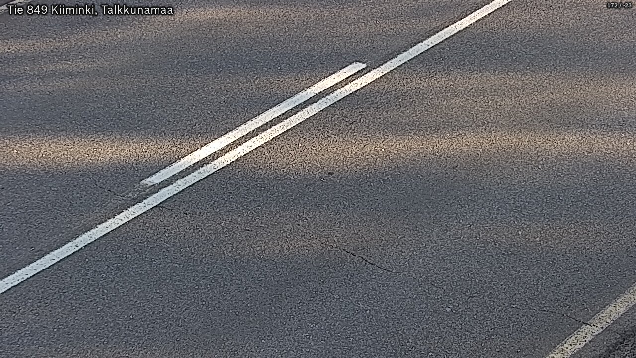 Weather Camera Image Road 849 Kiiminki, Talkkunamaa, Oulu, Pohjois-Pohjanmaa