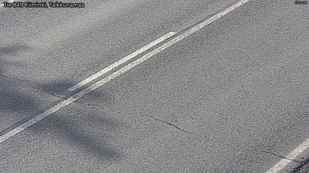 Weather Camera Image Väg 849 Kiiminki, Talkkunamaa, Oulu, Pohjois-Pohjanmaa