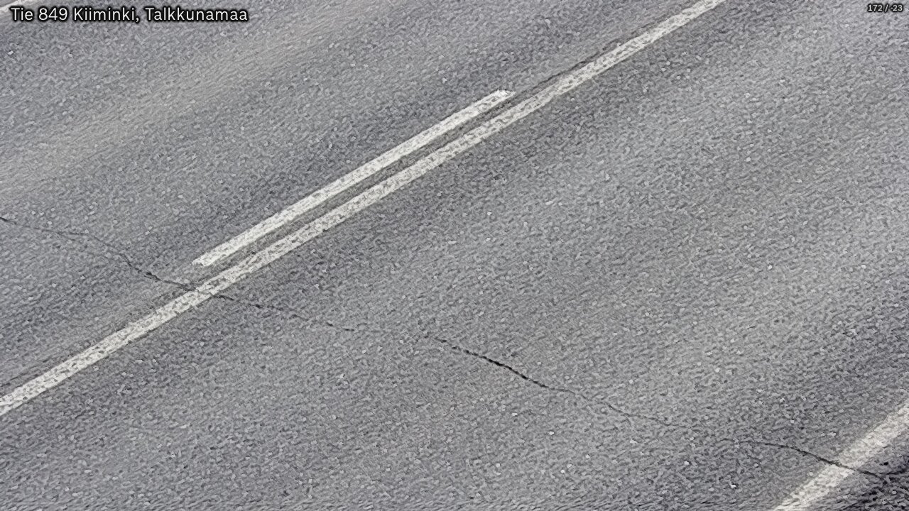 Weather Camera Image Väg 849 Kiiminki, Talkkunamaa, Oulu, Pohjois-Pohjanmaa