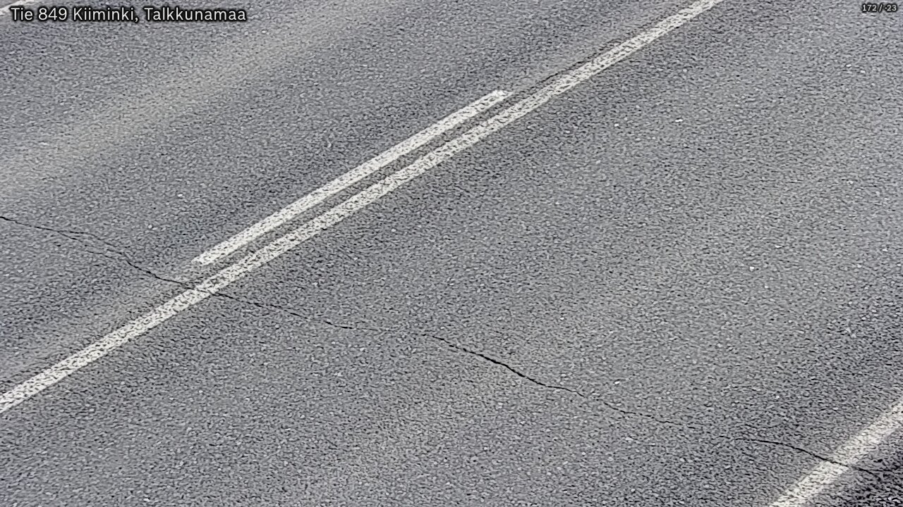 Weather Camera Image Väg 849 Kiiminki, Talkkunamaa, Oulu, Pohjois-Pohjanmaa