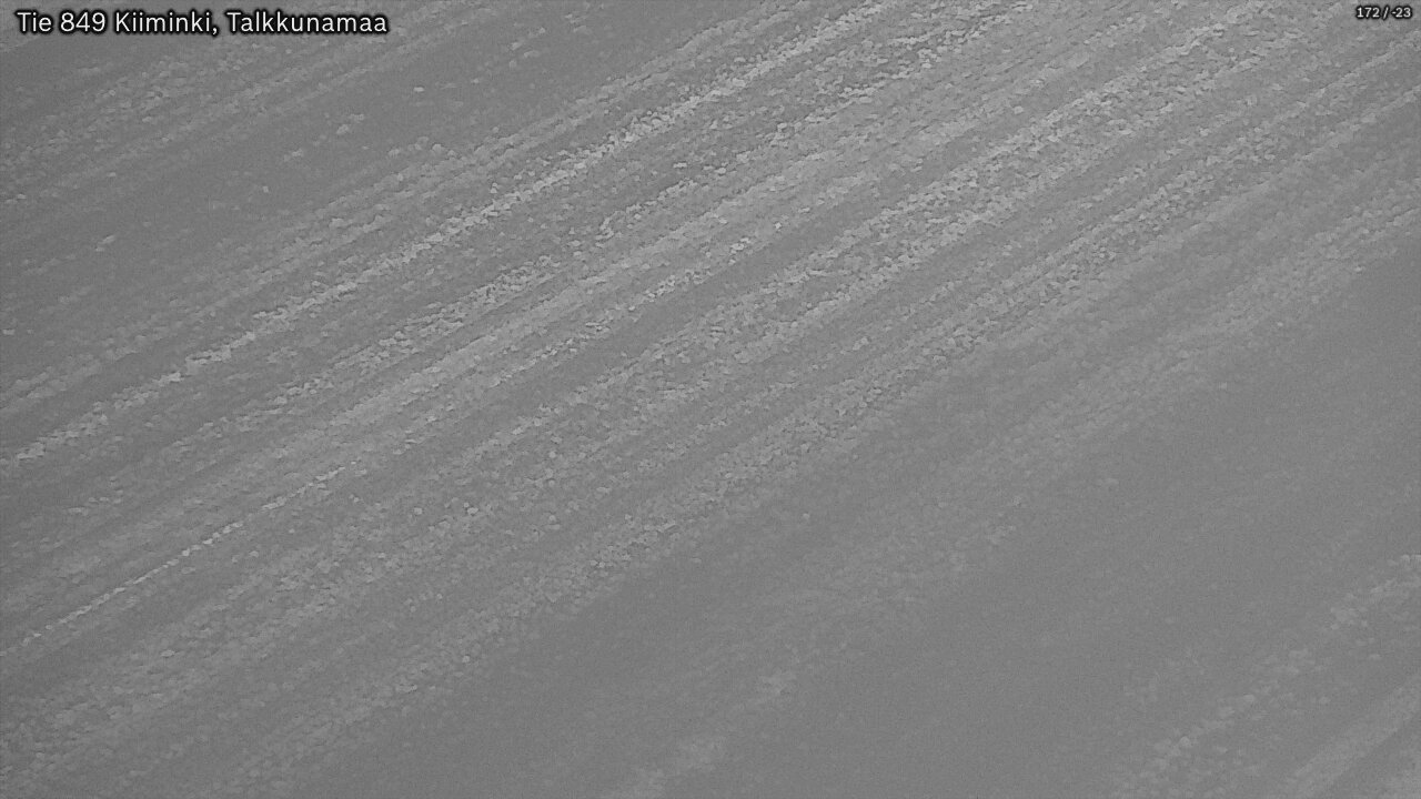 Weather Camera Image Road 849 Kiiminki, Talkkunamaa, Oulu, Pohjois-Pohjanmaa