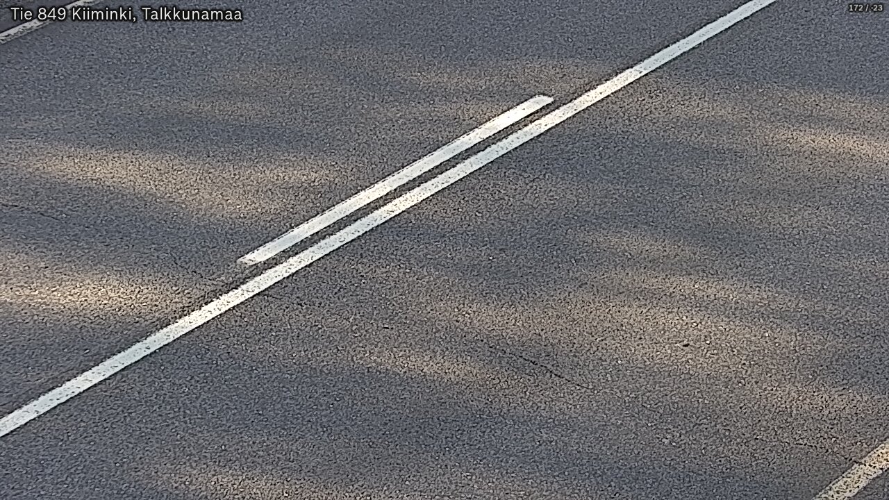 Weather Camera Image Road 849 Kiiminki, Talkkunamaa, Oulu, Pohjois-Pohjanmaa