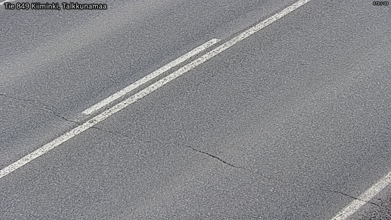 Weather Camera Image Väg 849 Kiiminki, Talkkunamaa, Oulu, Pohjois-Pohjanmaa