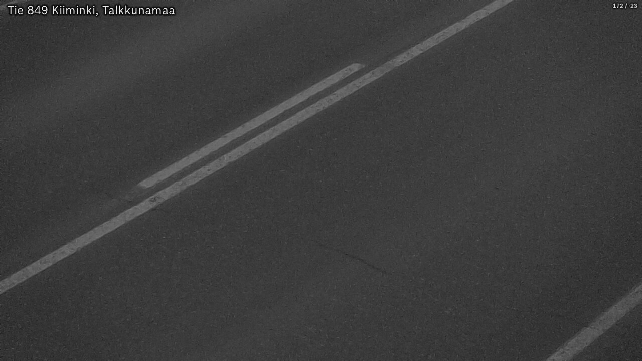 Weather Camera Image Väg 849 Kiiminki, Talkkunamaa, Oulu, Pohjois-Pohjanmaa