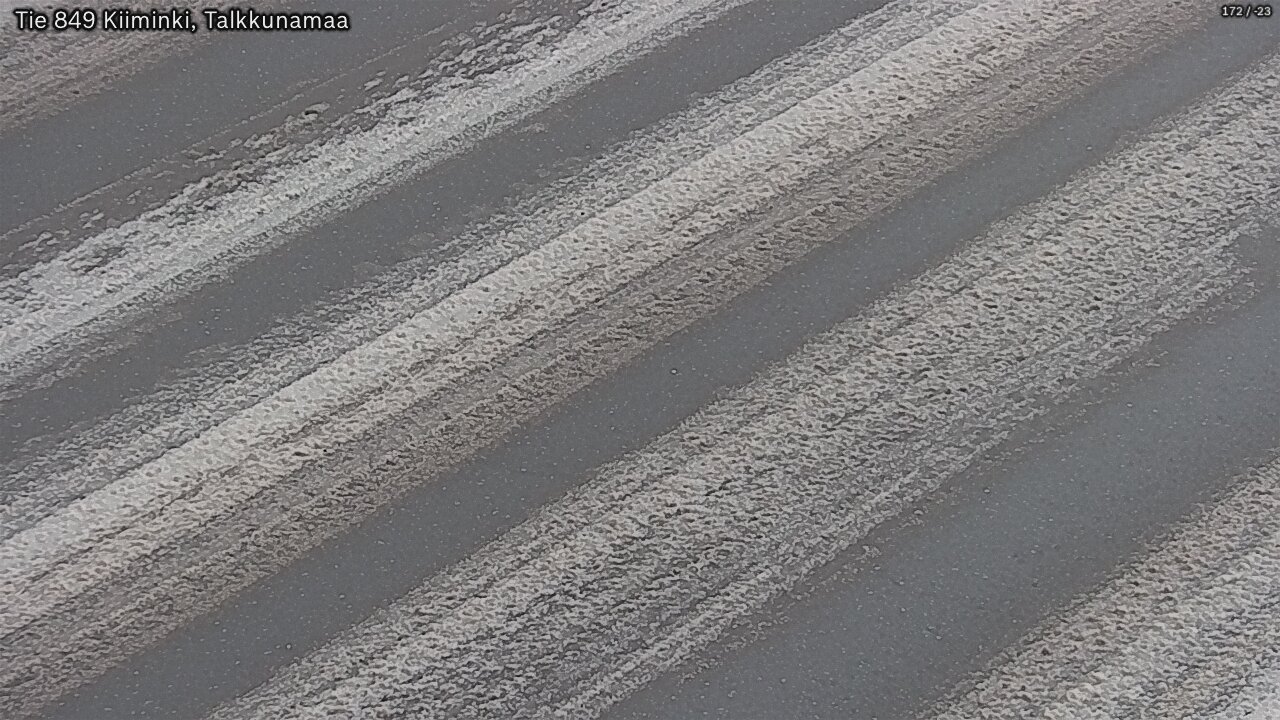 Weather Camera Image Road 849 Kiiminki, Talkkunamaa, Oulu, Pohjois-Pohjanmaa