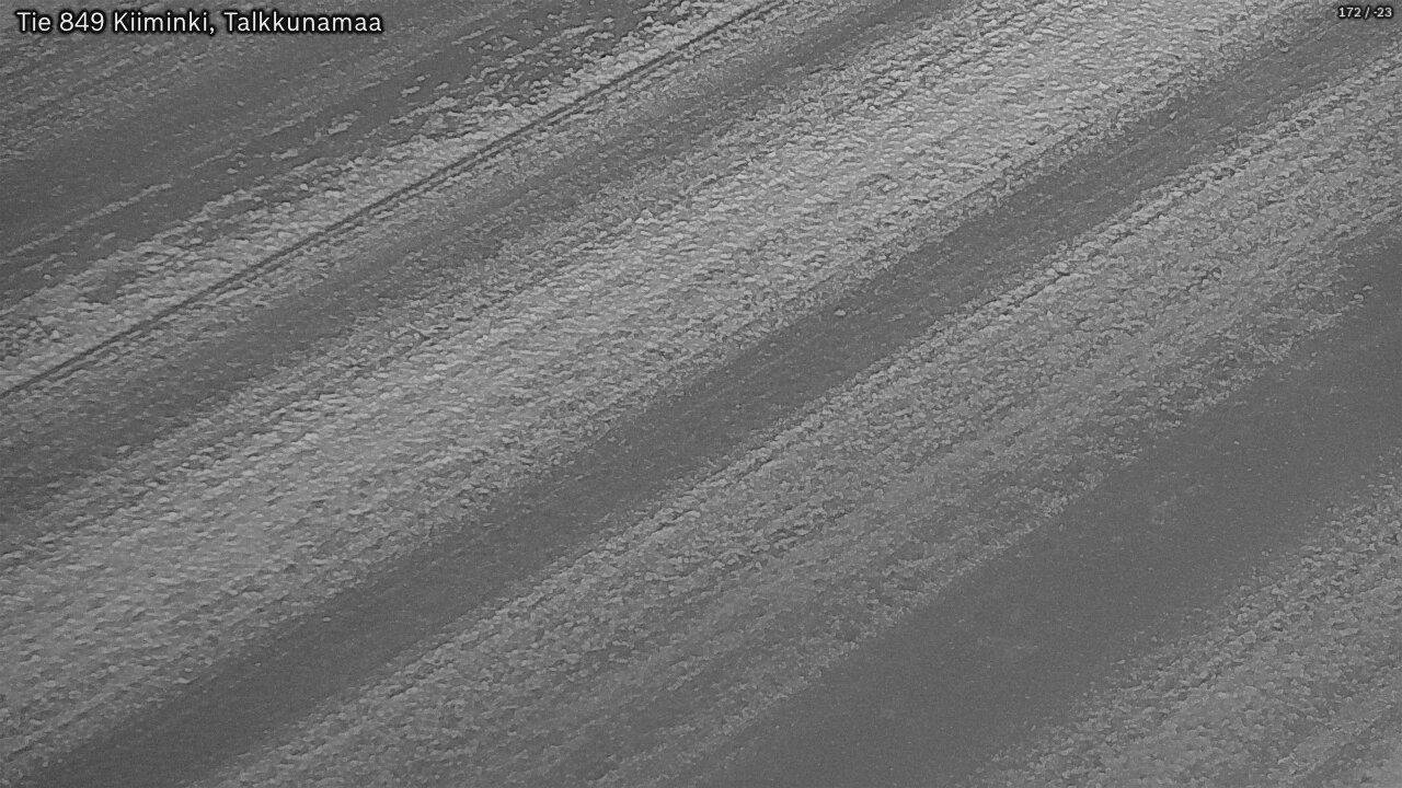 Weather Camera Image Road 849 Kiiminki, Talkkunamaa, Oulu, Pohjois-Pohjanmaa