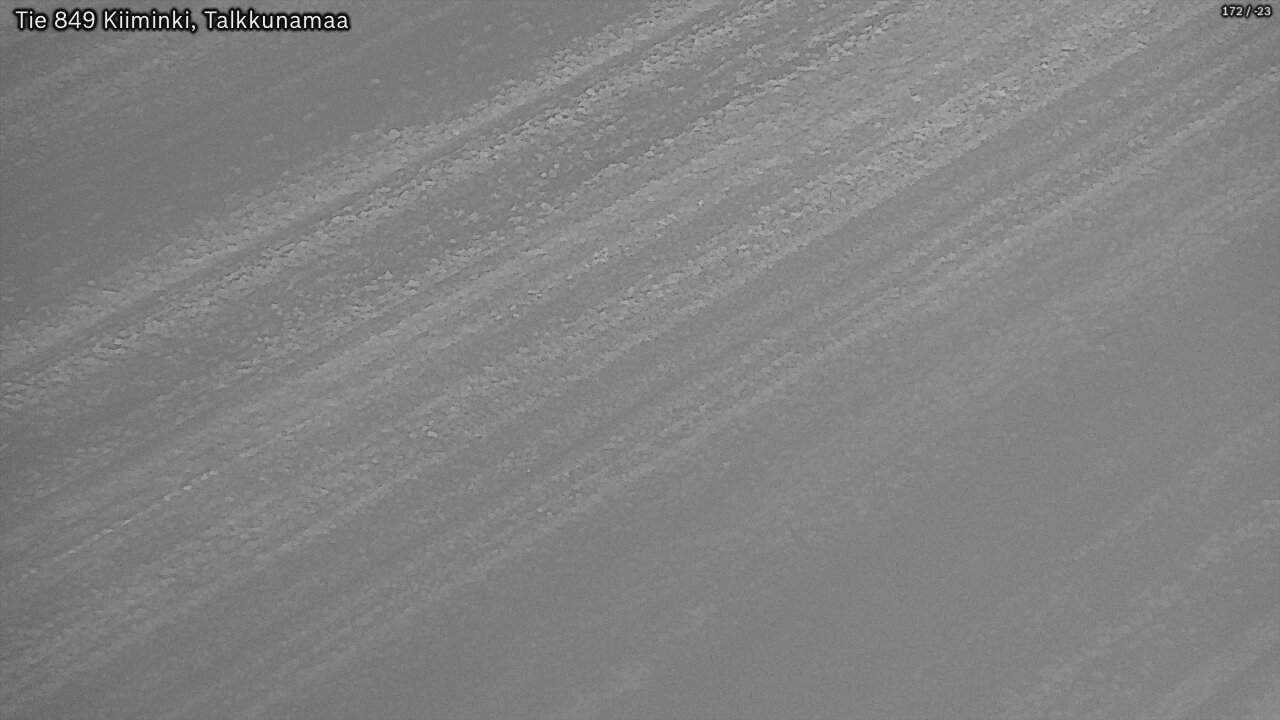 Weather Camera Image Road 849 Kiiminki, Talkkunamaa, Oulu, Pohjois-Pohjanmaa