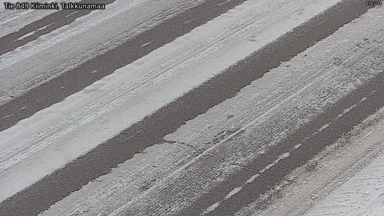 Weather Camera Image Road 849 Kiiminki, Talkkunamaa, Oulu, Pohjois-Pohjanmaa