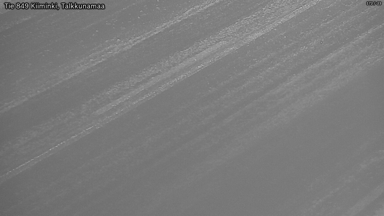 Weather Camera Image Road 849 Kiiminki, Talkkunamaa, Oulu, Pohjois-Pohjanmaa
