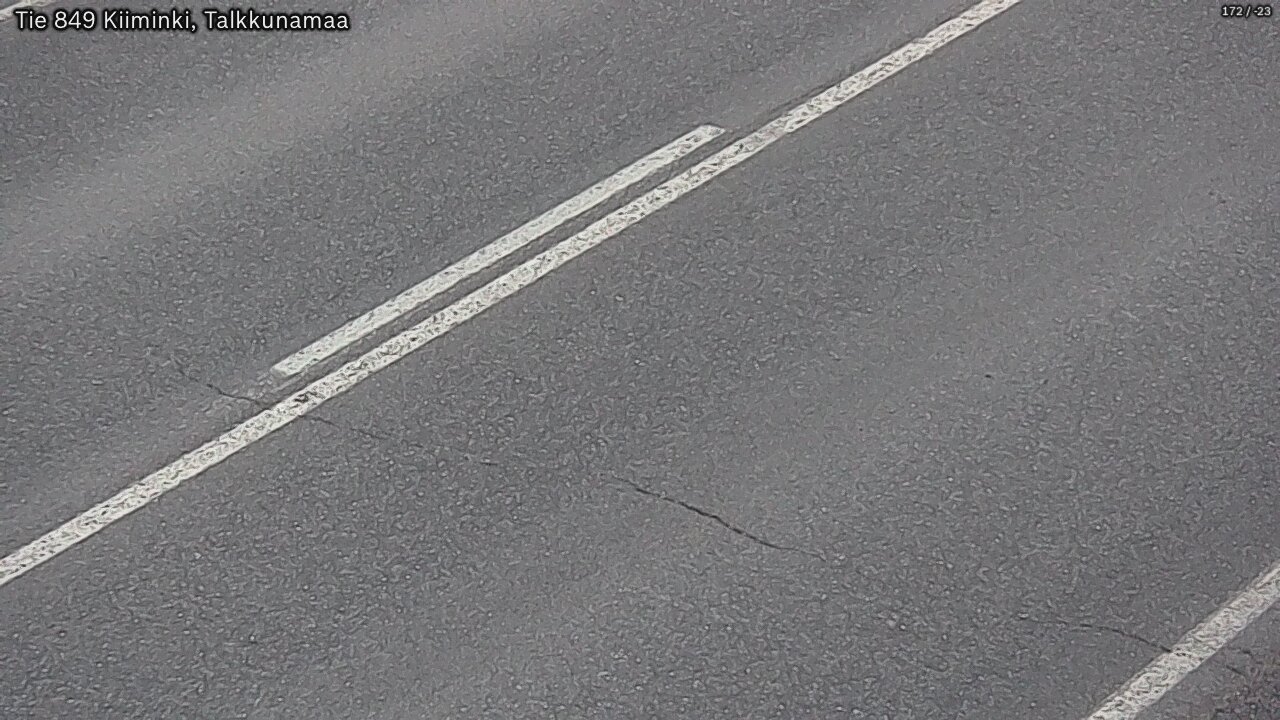 Weather Camera Image Väg 849 Kiiminki, Talkkunamaa, Oulu, Pohjois-Pohjanmaa