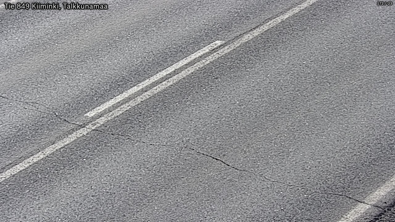 Weather Camera Image Väg 849 Kiiminki, Talkkunamaa, Oulu, Pohjois-Pohjanmaa