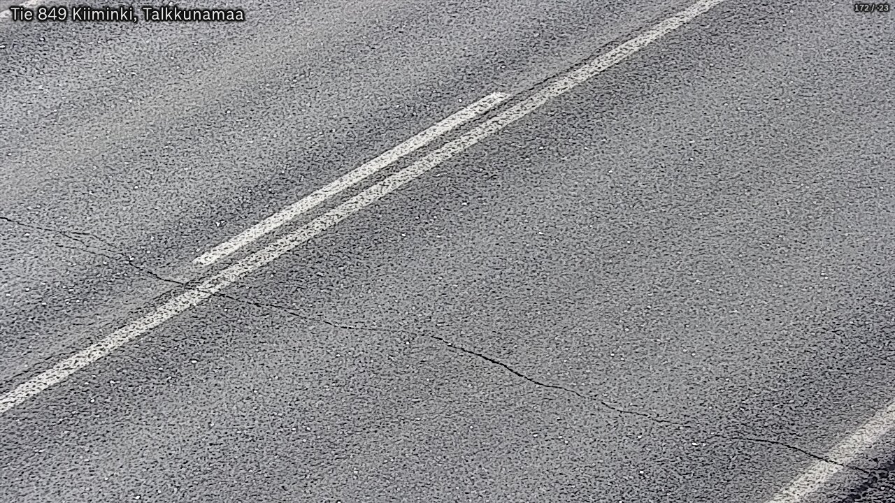 Weather Camera Image Väg 849 Kiiminki, Talkkunamaa, Oulu, Pohjois-Pohjanmaa