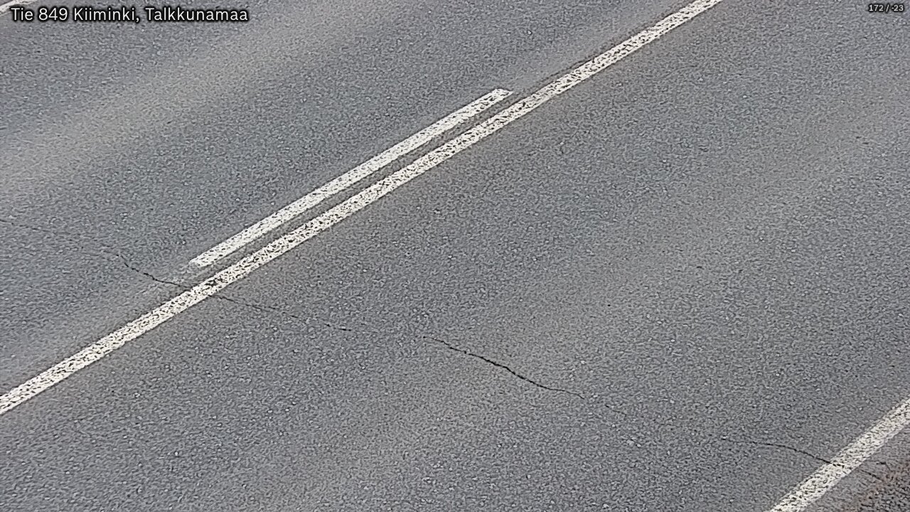 Weather Camera Image Väg 849 Kiiminki, Talkkunamaa, Oulu, Pohjois-Pohjanmaa