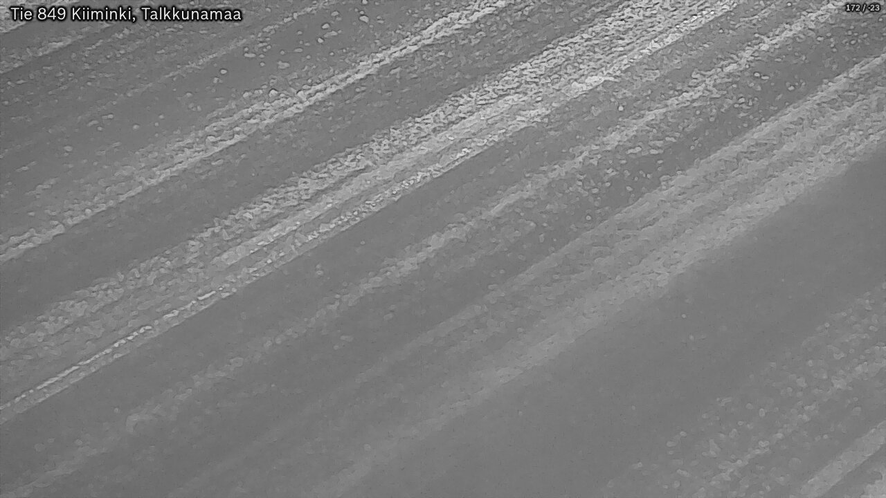 Weather Camera Image Road 849 Kiiminki, Talkkunamaa, Oulu, Pohjois-Pohjanmaa