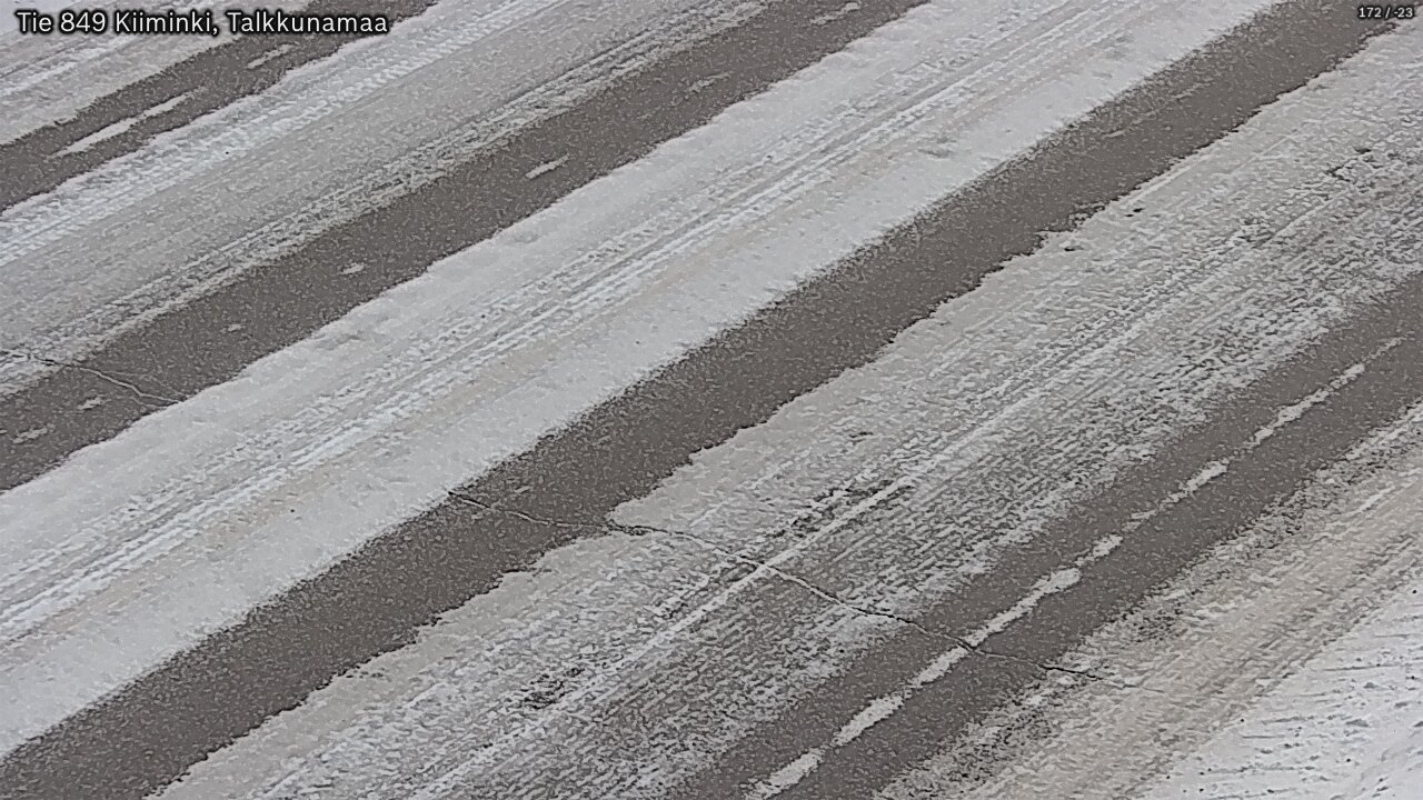Weather Camera Image Road 849 Kiiminki, Talkkunamaa, Oulu, Pohjois-Pohjanmaa