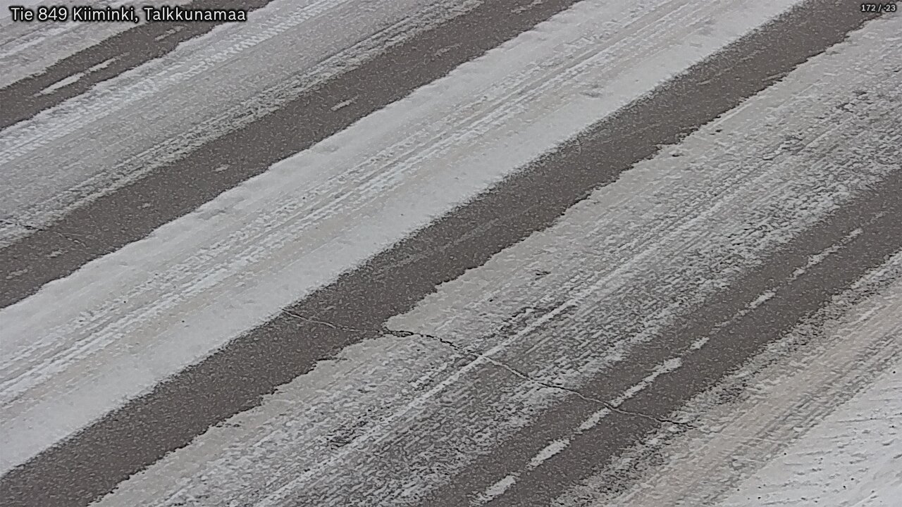 Weather Camera Image Road 849 Kiiminki, Talkkunamaa, Oulu, Pohjois-Pohjanmaa