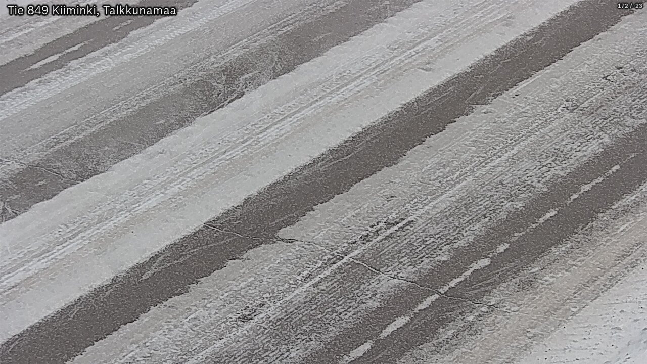 Weather Camera Image Road 849 Kiiminki, Talkkunamaa, Oulu, Pohjois-Pohjanmaa