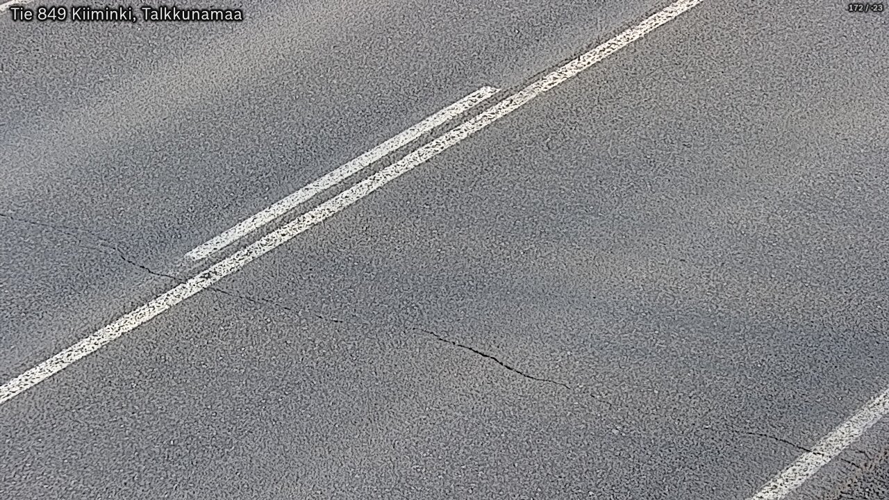Weather Camera Image Väg 849 Kiiminki, Talkkunamaa, Oulu, Pohjois-Pohjanmaa