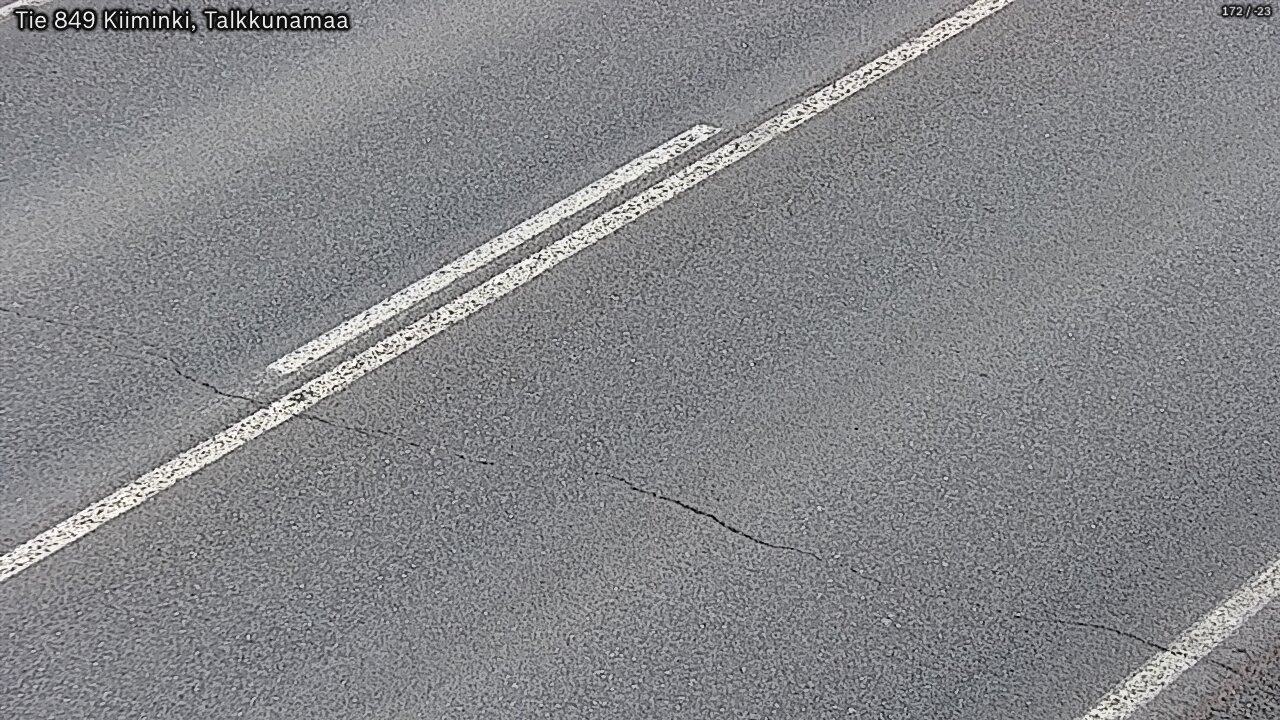 Weather Camera Image Väg 849 Kiiminki, Talkkunamaa, Oulu, Pohjois-Pohjanmaa