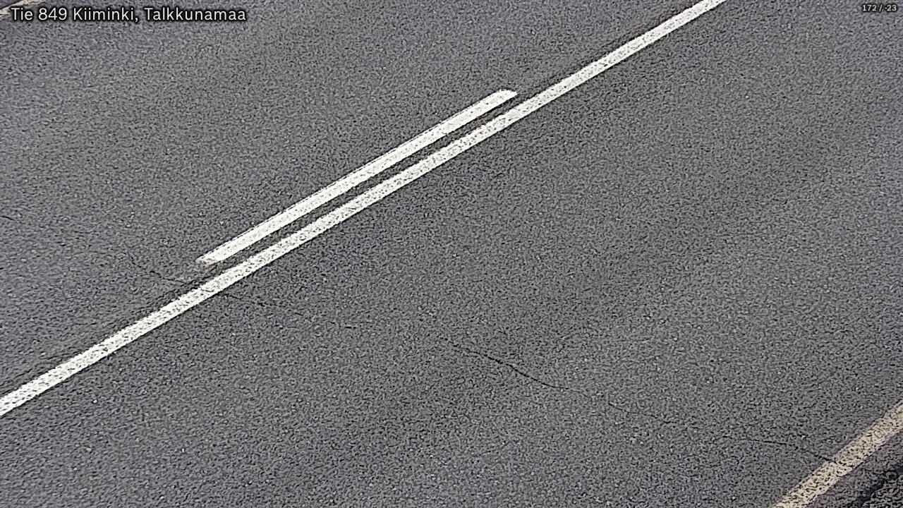 Weather Camera Image Road 849 Kiiminki, Talkkunamaa, Oulu, Pohjois-Pohjanmaa