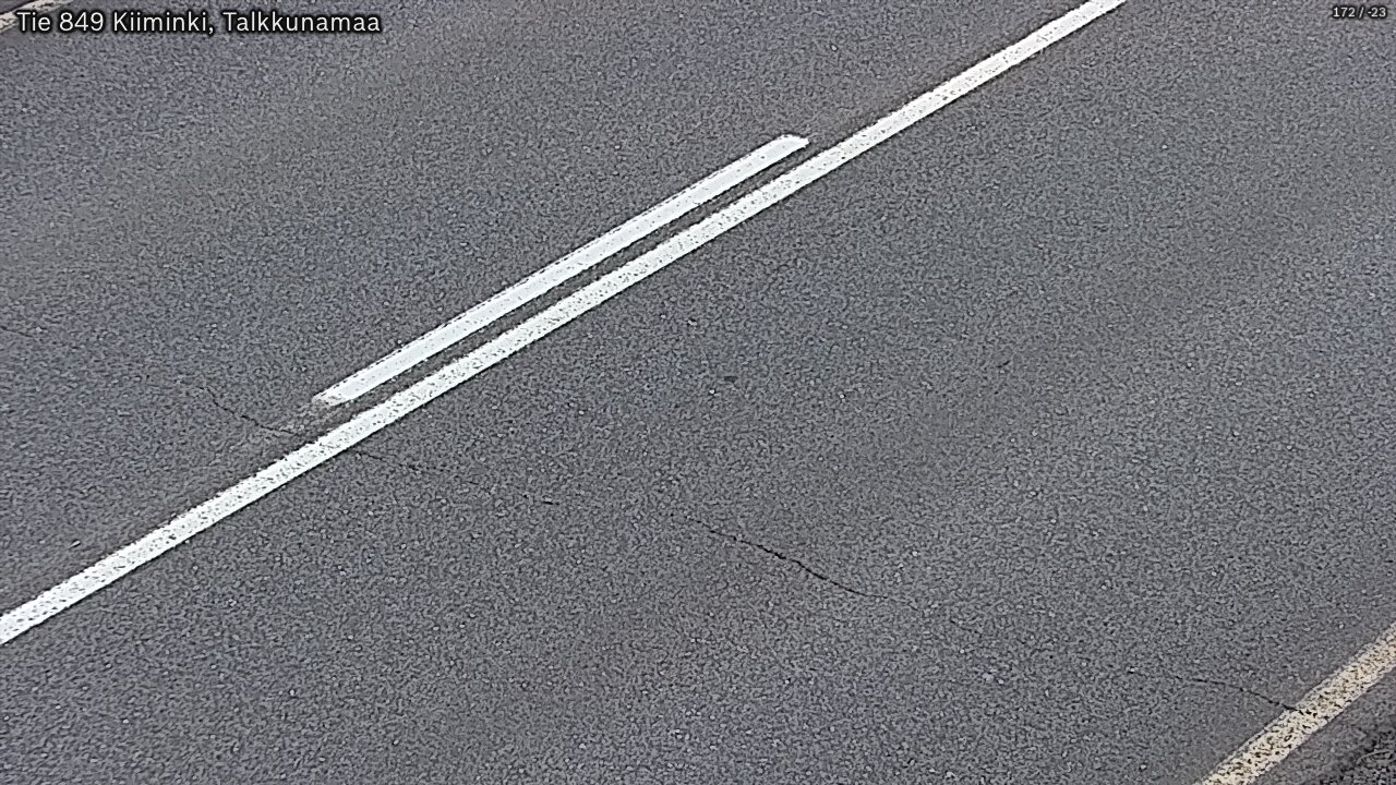 Weather Camera Image Road 849 Kiiminki, Talkkunamaa, Oulu, Pohjois-Pohjanmaa