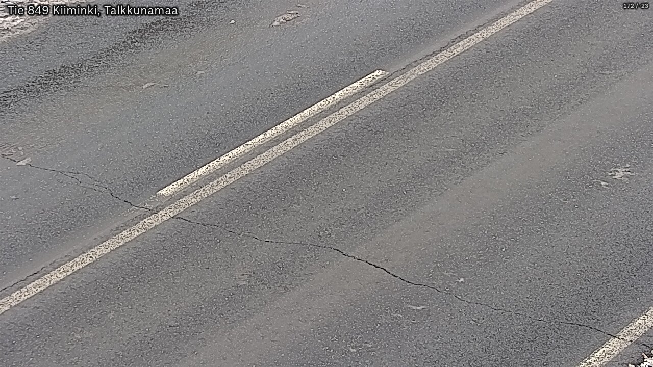 Weather Camera Image Road 849 Kiiminki, Talkkunamaa, Oulu, Pohjois-Pohjanmaa