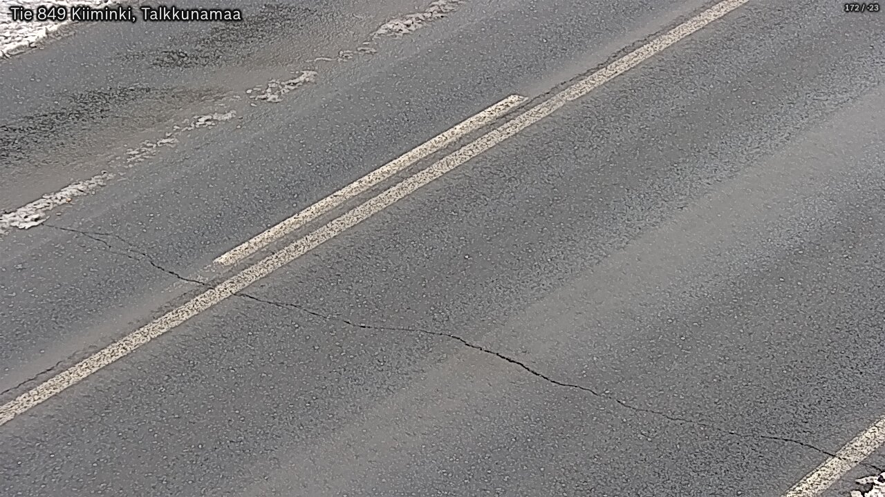 Weather Camera Image Road 849 Kiiminki, Talkkunamaa, Oulu, Pohjois-Pohjanmaa